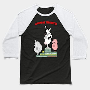 Animal Rights! Baseball T-Shirt